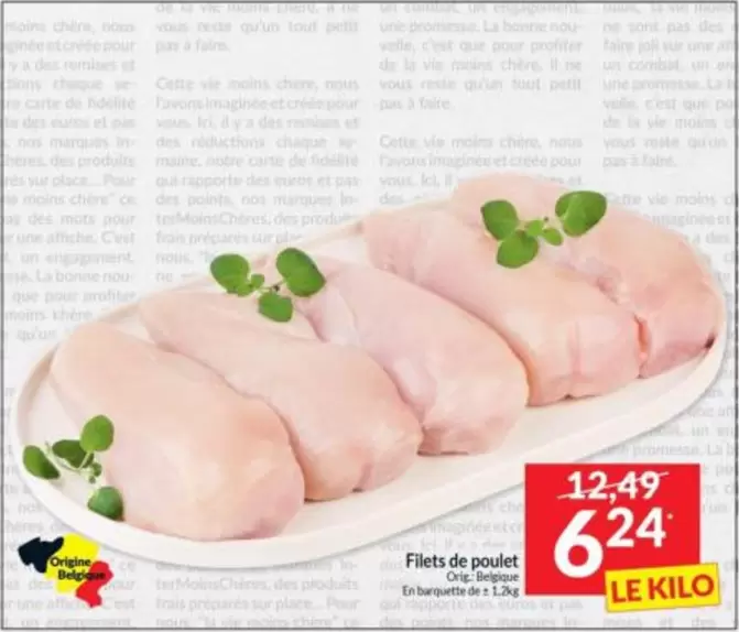 As - Filets de poulet