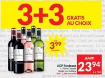 As - AOP Bordeaux La Petite Chapelle