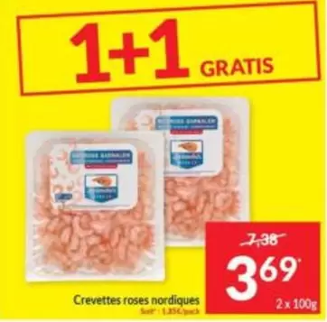 Crevettes roses nordiques