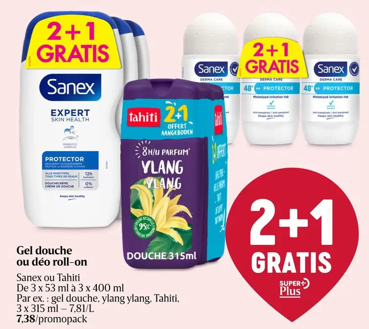 De - Gel douche ou déo roll-on