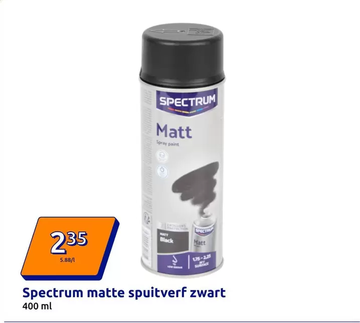 Black - Matte Spuitverf Zwart