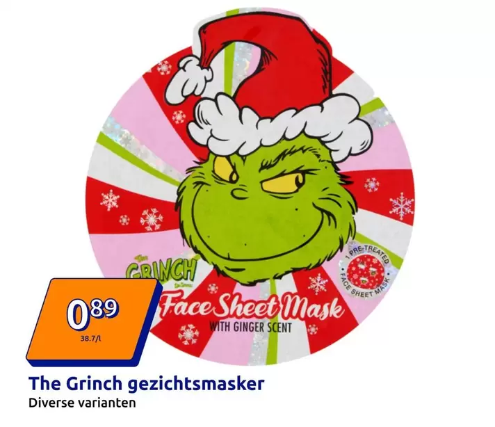 The Grinch gezichtsmasker