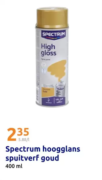 Hoogglans Spuitverf Goud