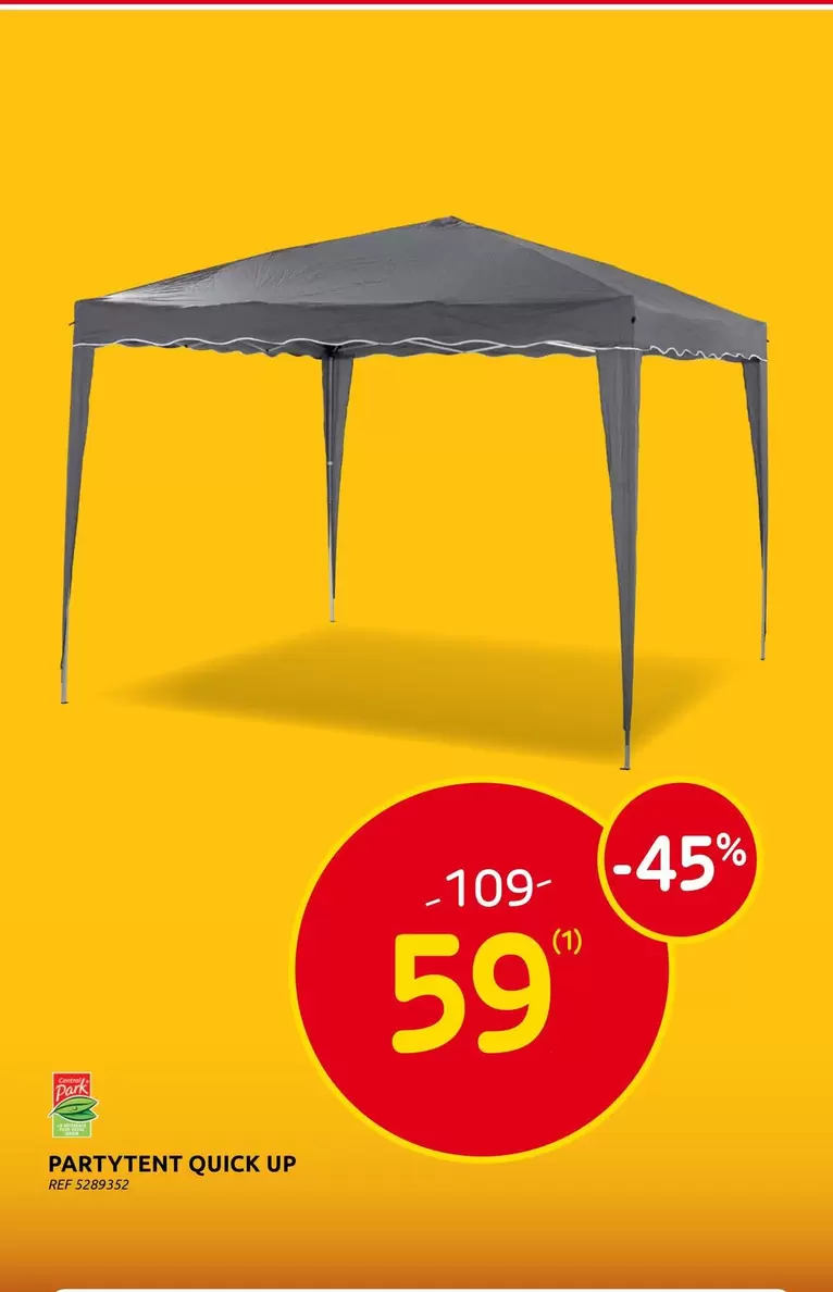 Park - PARTYTENT QUICK UP