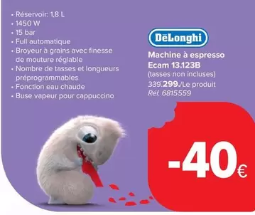 Delonghi - Machine à espresso Ecam 13.1238