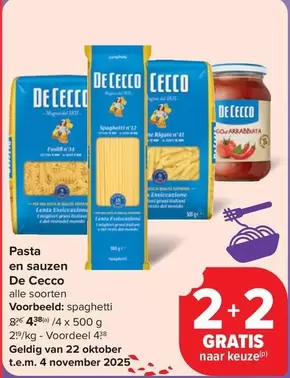 De - Pasta en sauzen
