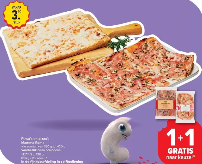 De - Pizza's art pizza's Mamma Roma