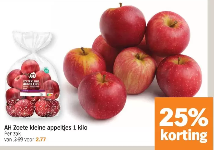 Zoete kleine appeltjes 1 kilo