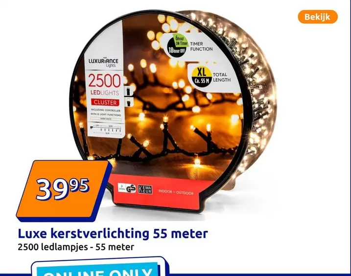 Total - Luxe kerstverlichting 55 meter