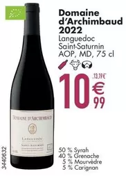 Domaine d'Archimbaud 2022