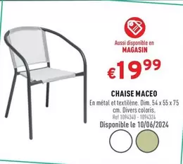 CHAISE MACEO