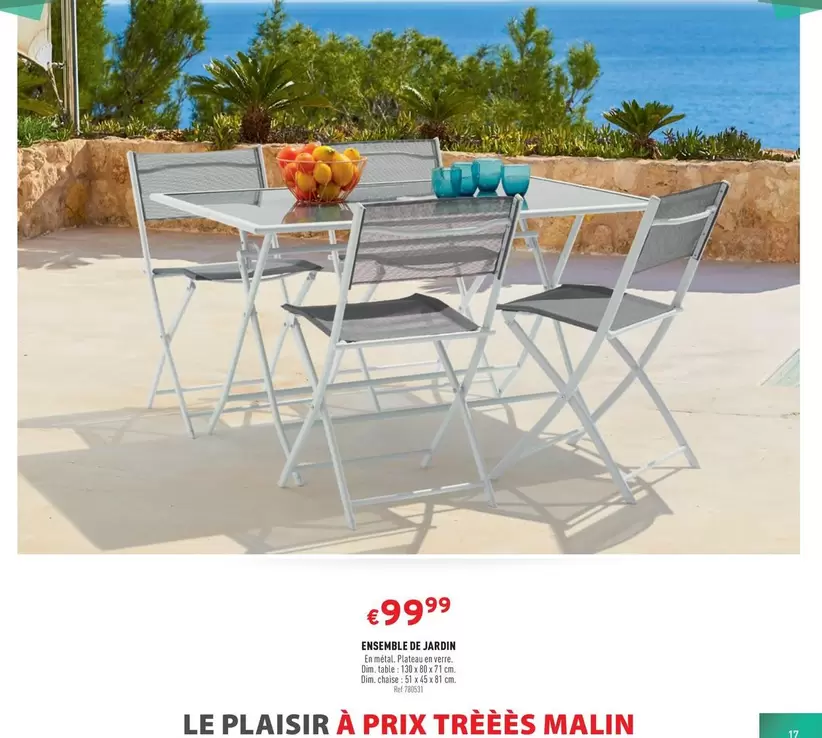 De - ENSEMBLE DE JARDIN