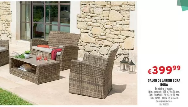 De - SALON DE JARDIN BORA BORA