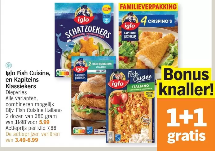 De - Fish Cuisine, en Kapiteins Klassiekers