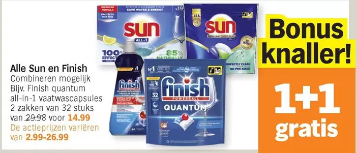 De - quantum all-in-1 vaatwascapsules