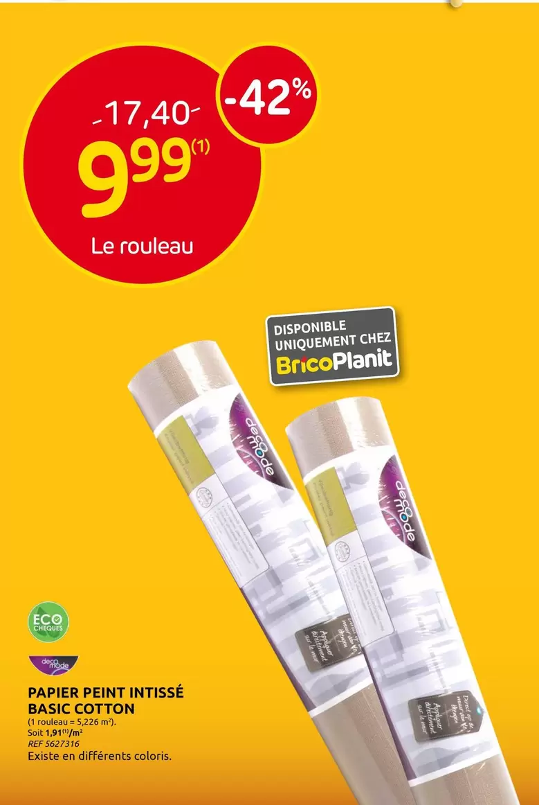 De - PAPIER PEINT INTISSE BASIC COTTON