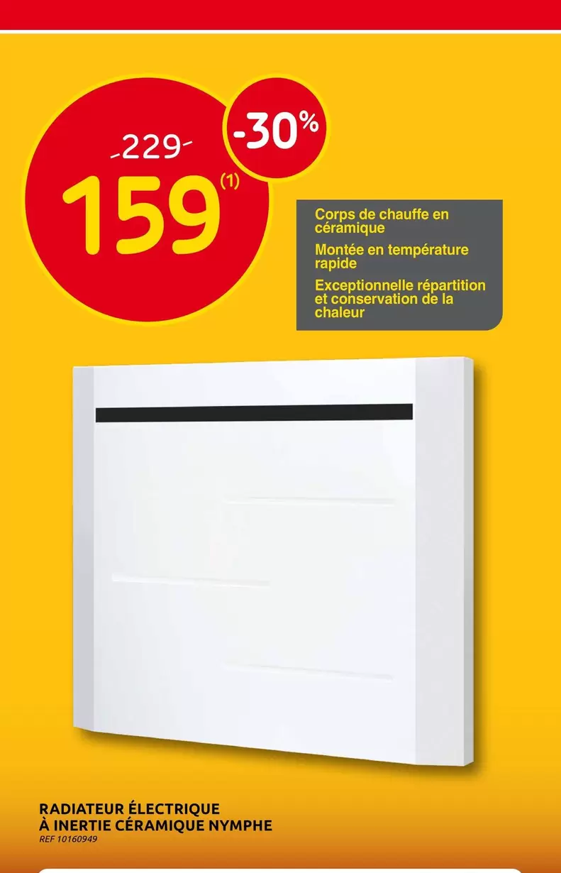 De - RADIATEUR ÉLECTRIQUE À INERTIE CÉRAMIQUE NYMPHE