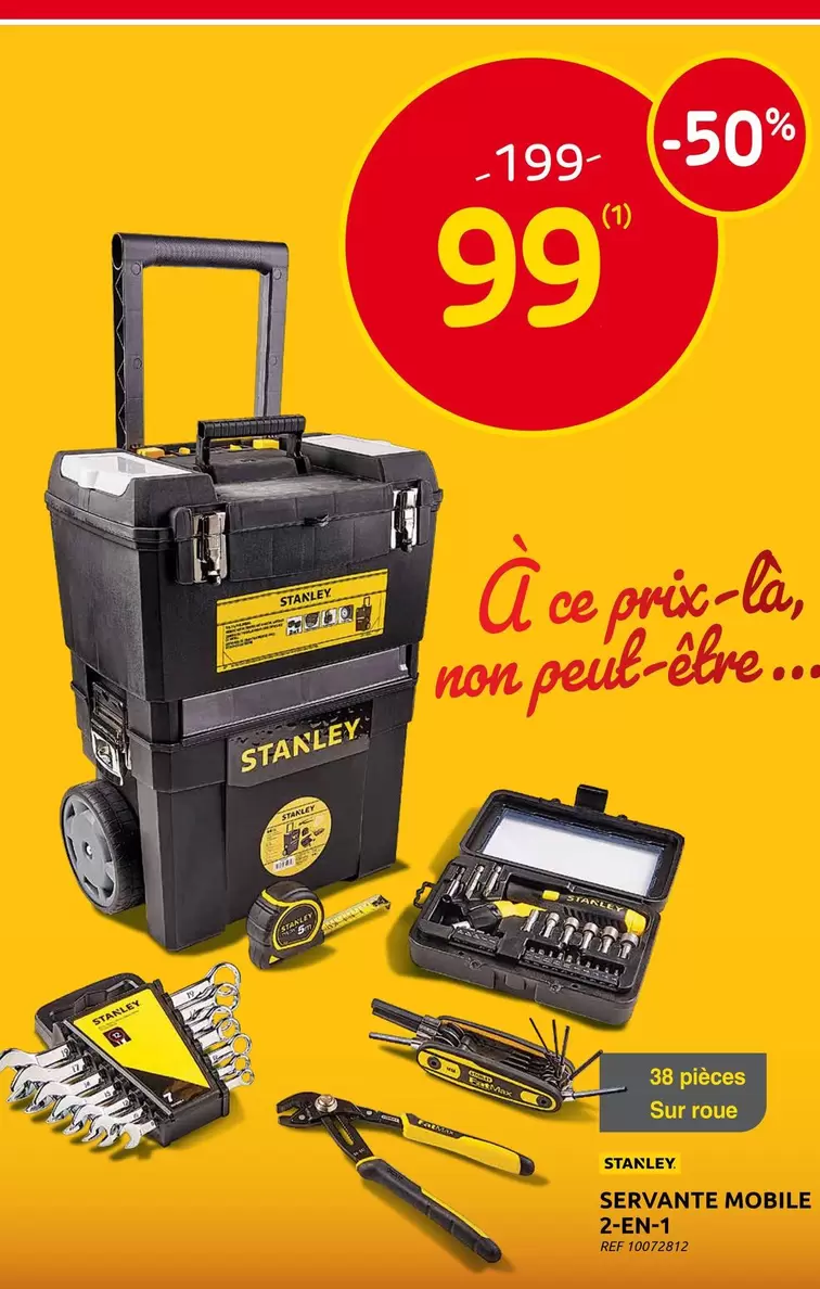 SERVANTE MOBILE 2-EN-1