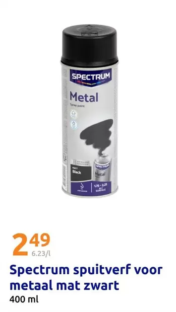 Black - Spuitverf Voor Metaal Mat Zwart