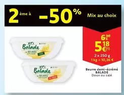 Mix - Beurre demi-écrémé