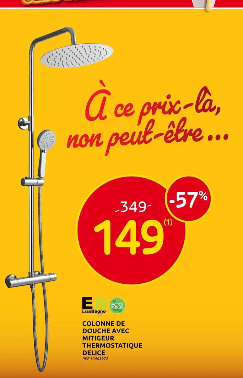 De - COLONNE DE DOUCHE AVEC MITIGEUR THERMOSTATIQUE DELICE