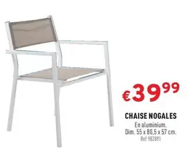 CHAISE NOGALES