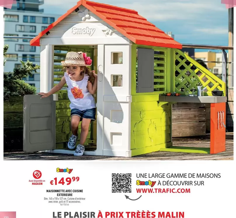 Large - Maisonnette avec cuisine