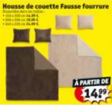 De - Housse de couette Fausse fourrure