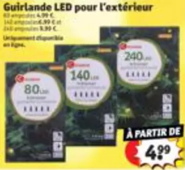 De - Guirlande LED pour l'extérieur