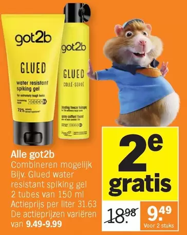 De - Glued water resistant spiking gel