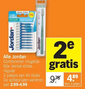 Jordan - Dental Sticks Regular
