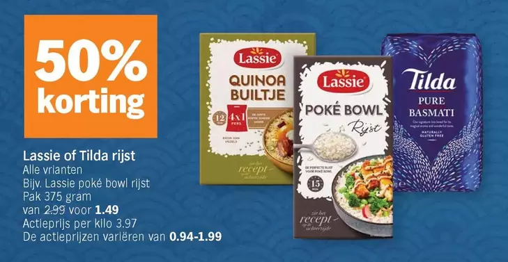 Free - Lassie of Tilda rijst