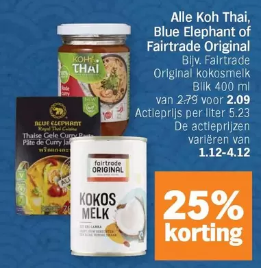 De - Koh Thai, Blue Elephant of Fairtrade Original