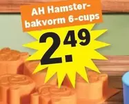 Hamster-bakvorm 6-cups