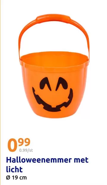 Halloweenemmer met licht