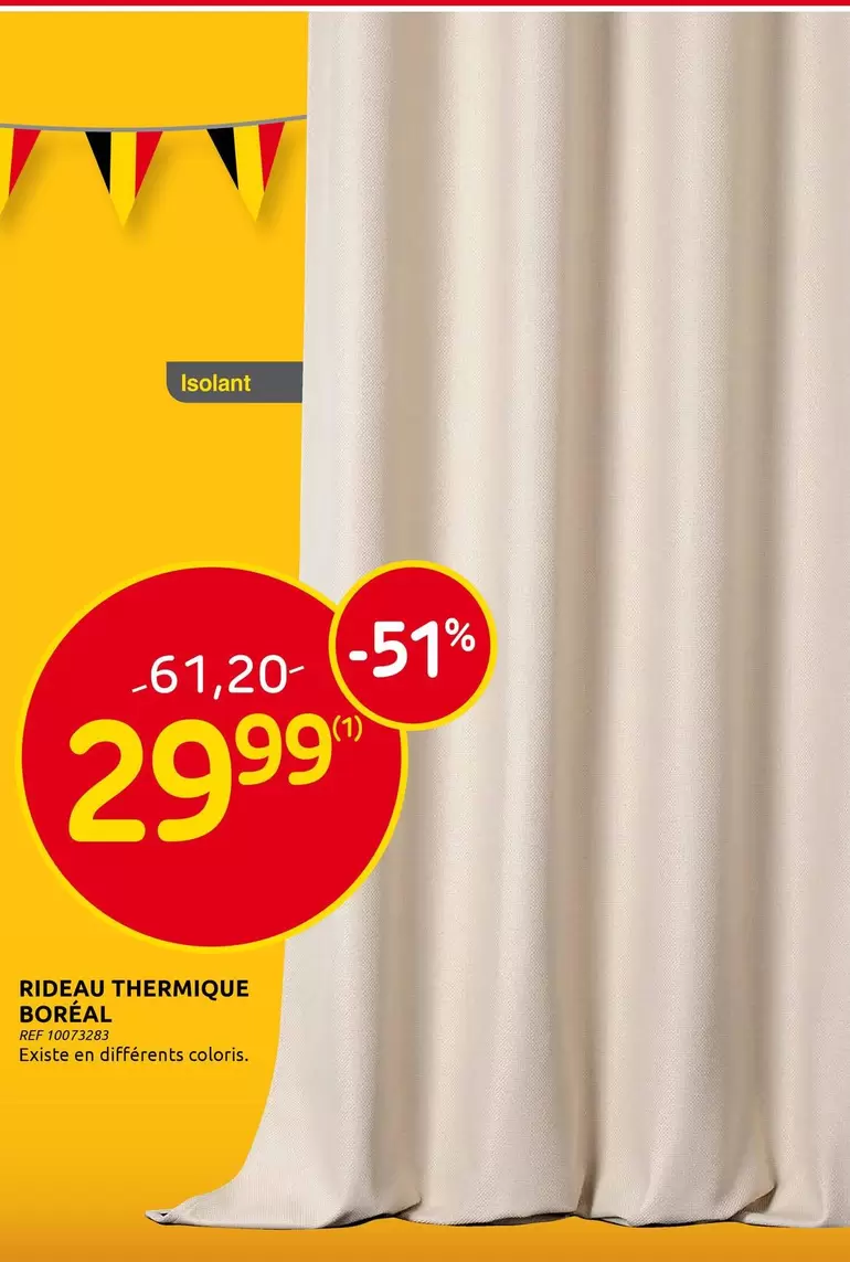 RIDEAU THERMIQUE BORÉAL