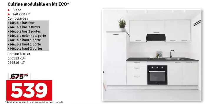 De - Cuisine modulable en kit ECO*