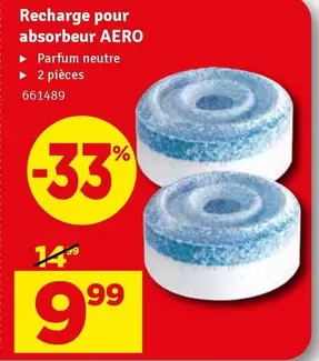 Recharge pour absorbeur AERO