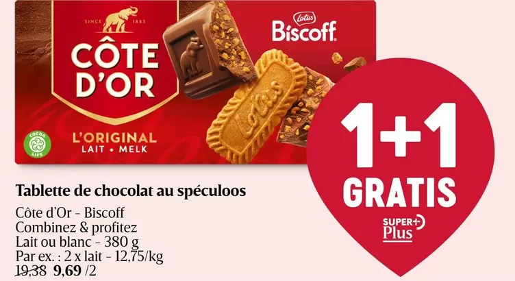 De - Tablette de chocolat au spéculoos