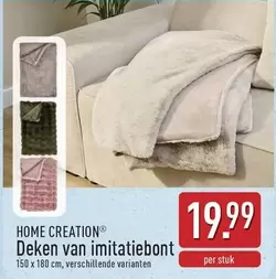 Deken van imitatiebont