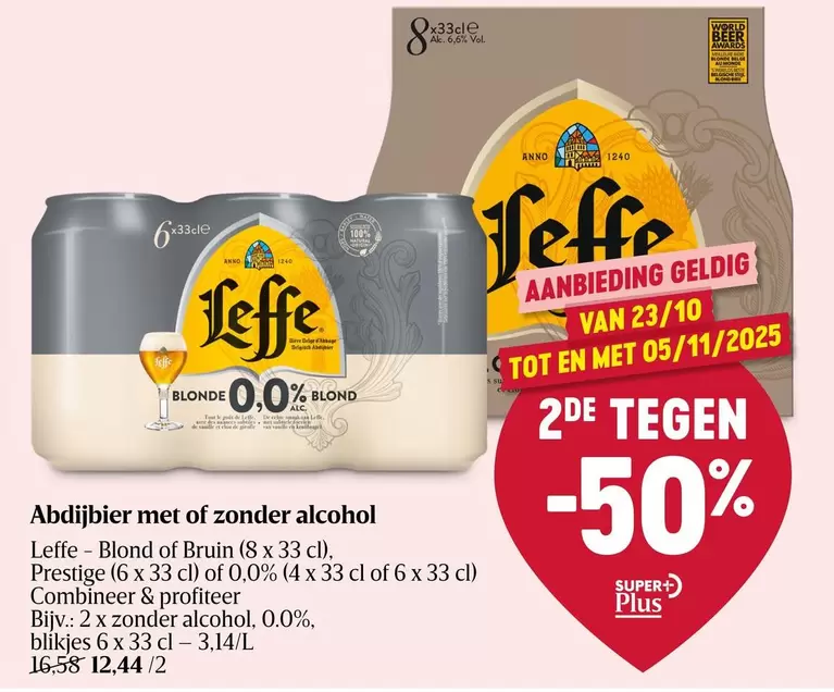Be - Abdijbier met of zonder alcohol