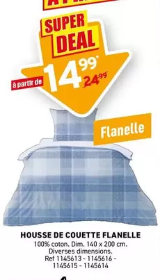 De - HOUSSE DE COUETTE FLANELLE