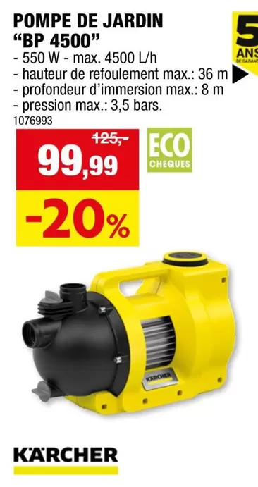 Karcher - BP 4500