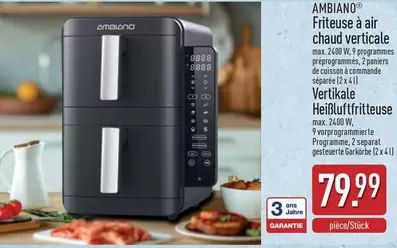 De - Friteuse à air chaud verticale