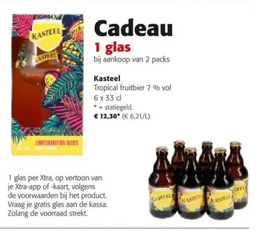 Cadeau -  1 glas