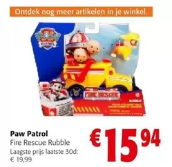 Paw Patrol - Fire Rescue Rubble