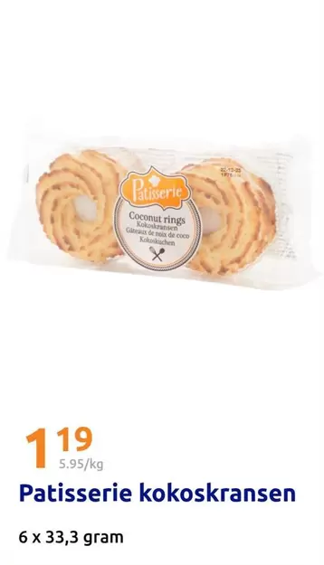 De - Patisserie kokoskransen