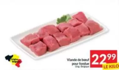 De - Viande de boeuf pour fondue