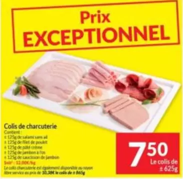 De - Colis de charcuterie