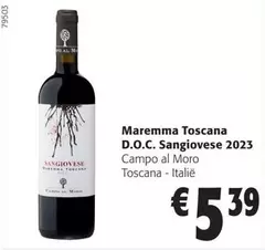 Maremma Toscana D.O.C. Sangiovese 2023